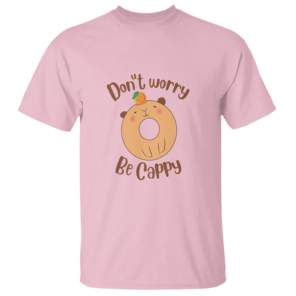 capybara-lover-t-shirt-dont-worry-be-cappy-funny-cute-donut-lover