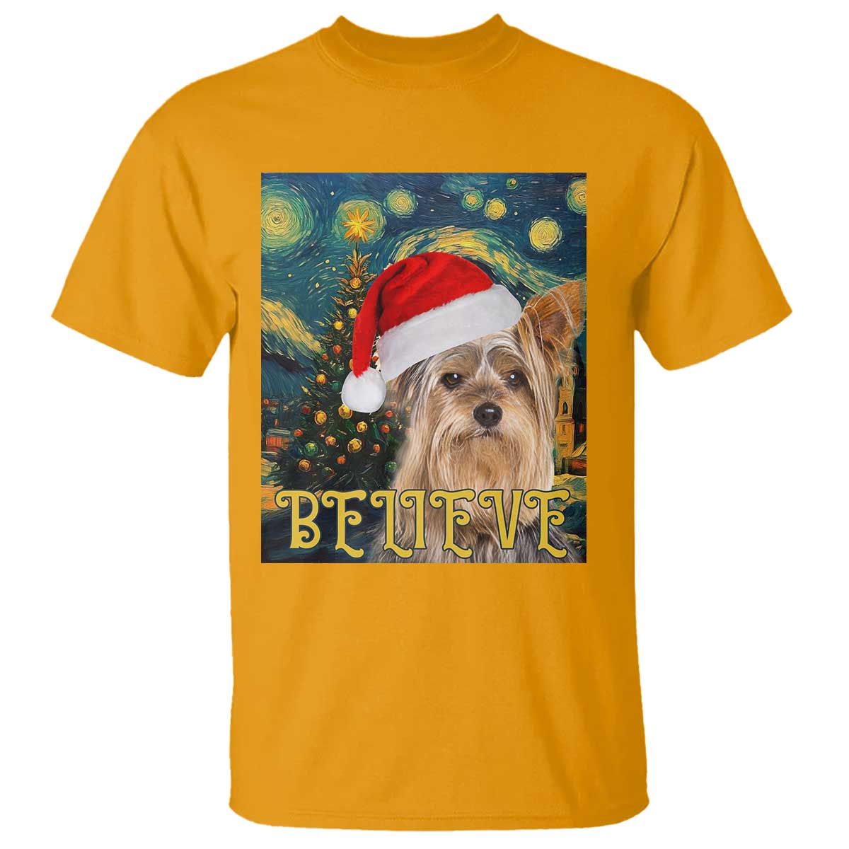 funny-xmas-yorkshire-t-shirt-believe-christmas-starry-night-dog-lover