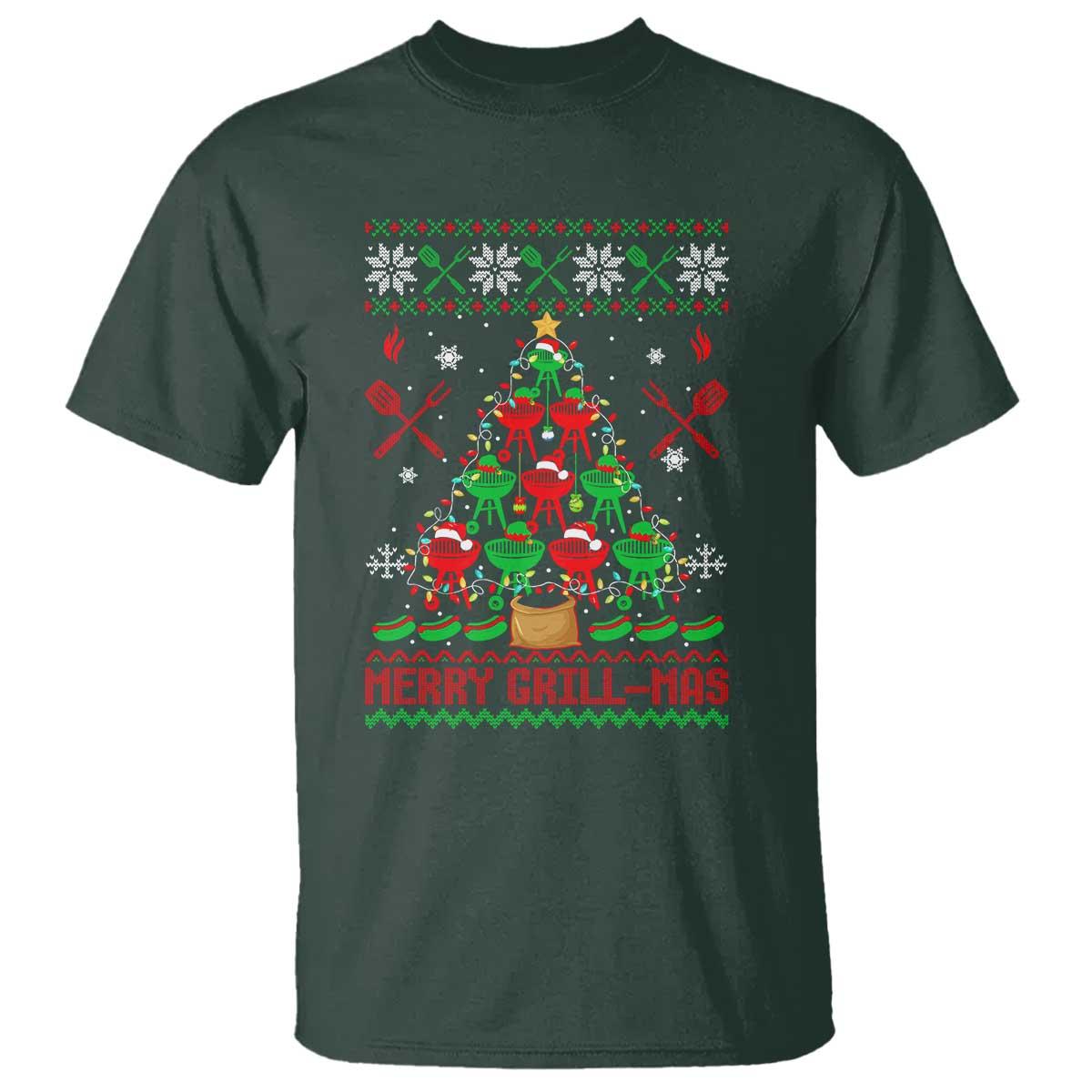 funny-xmas-grilling-t-shirt-merry-grill-mas-santa-grilling-bbq-smoking-meat