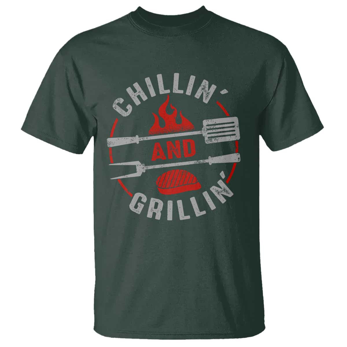 funny-bbq-lover-t-shirt-chillin-and-grillin-smoker-grilling-pitmaster