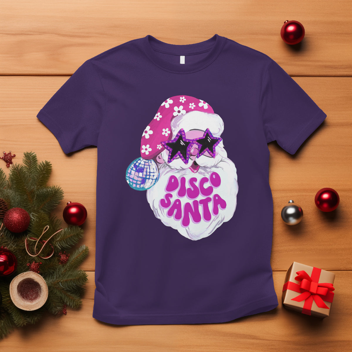 funny-pink-santa-retro-groovy-funky-disco-christmas-cool-sunglass-t-shirt
