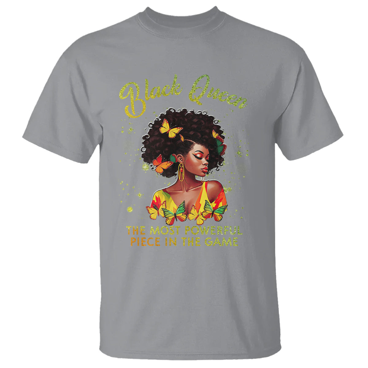 black-queen-the-most-powerful-piece-in-the-game-melanin-girl-butterfly-t-shirt