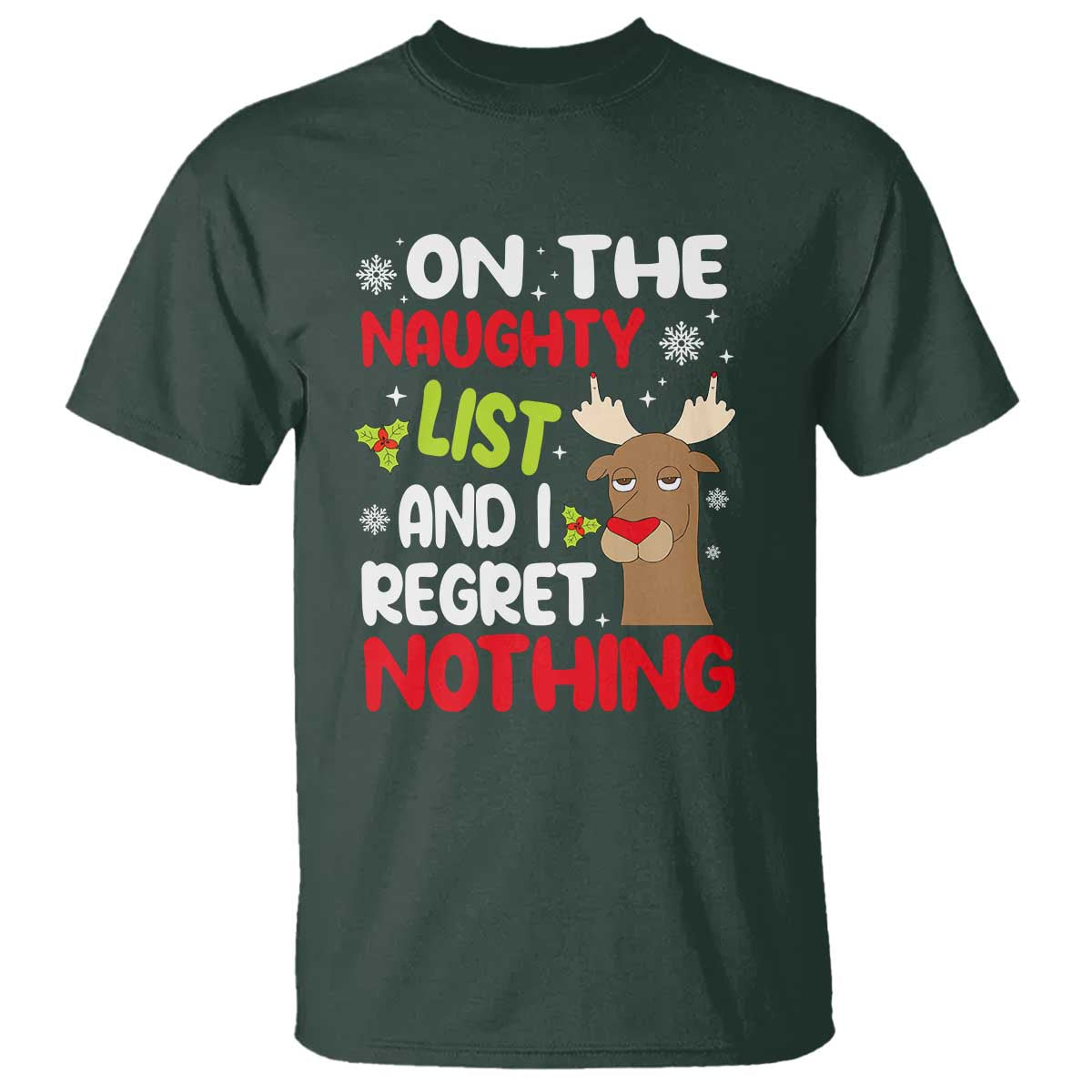 funny-christmas-t-shirt-on-the-list-of-naughty-and-i-regret-nothing-reindeer