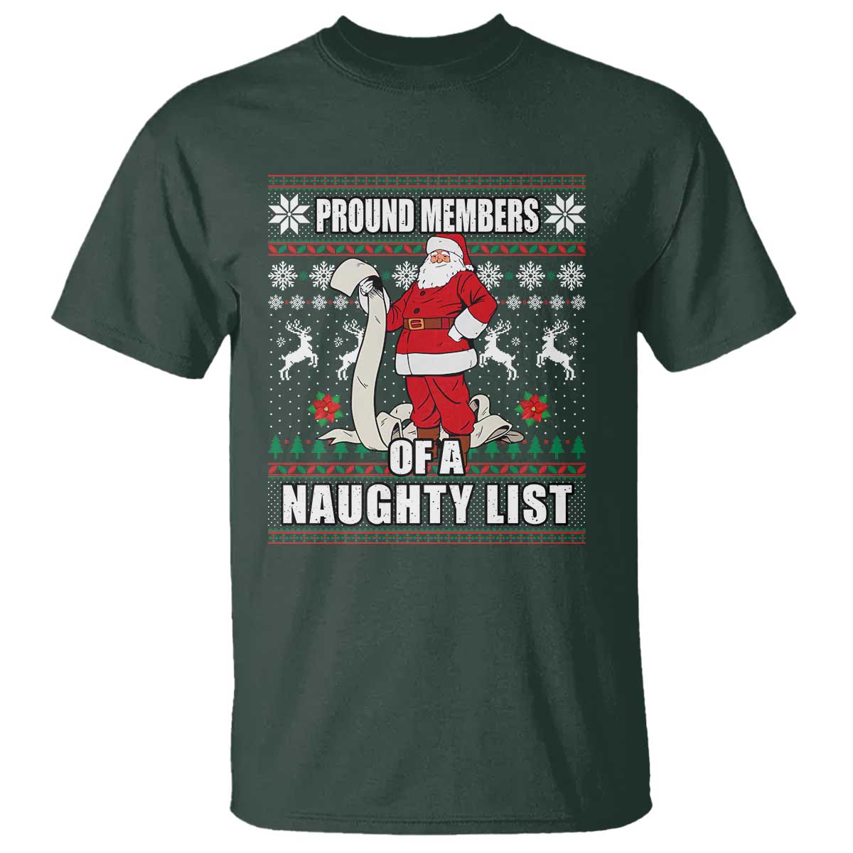 funny-christmas-t-shirt-proud-members-of-a-naughty-list