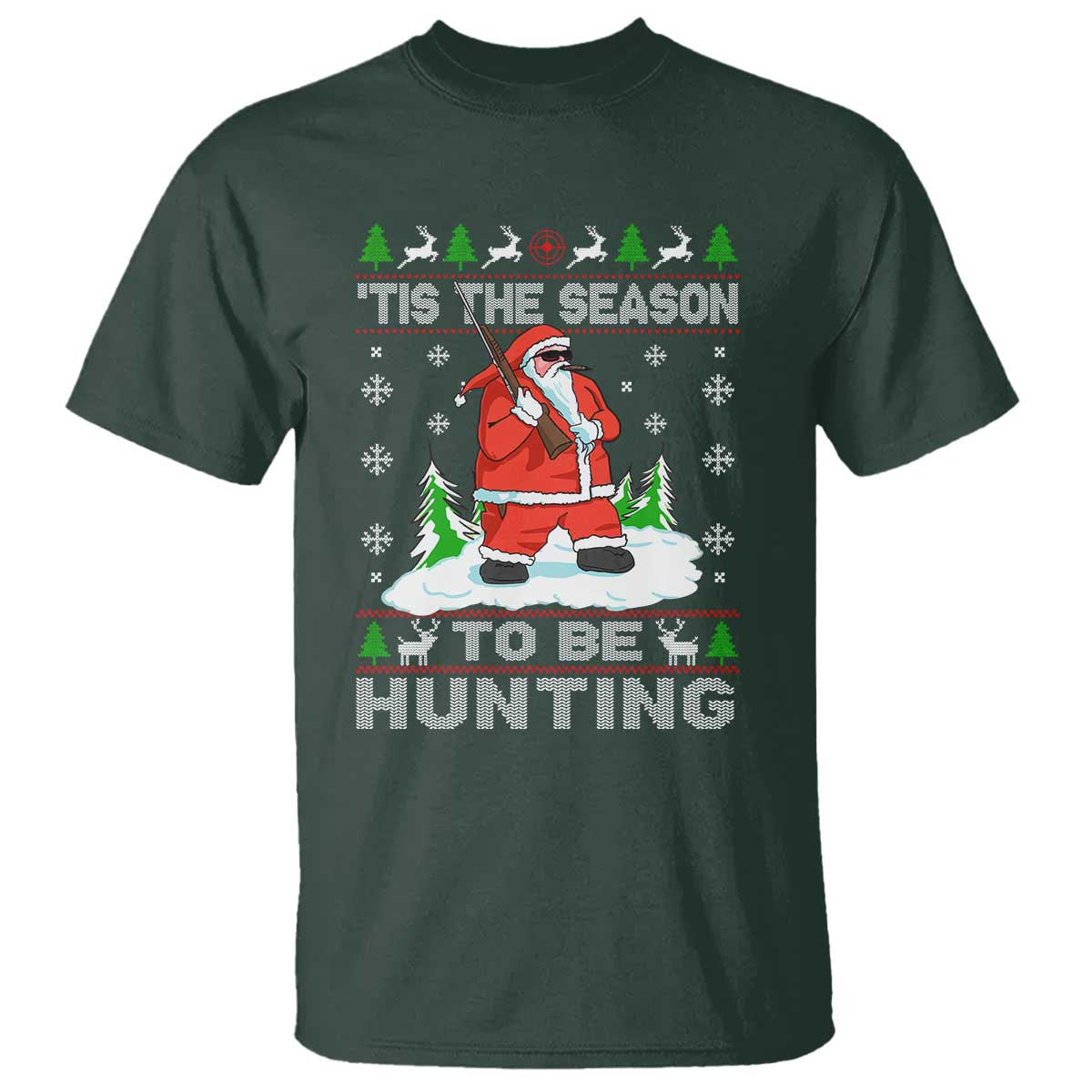 christmas-hunting-t-shirt-tis-the-season-to-be-hunting-santa-hunter