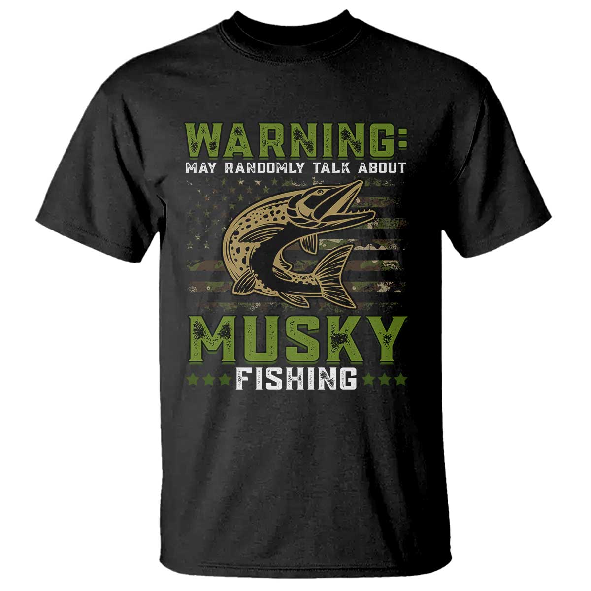 warning-may-randomly-talk-about-musky-fishing-t-shirt