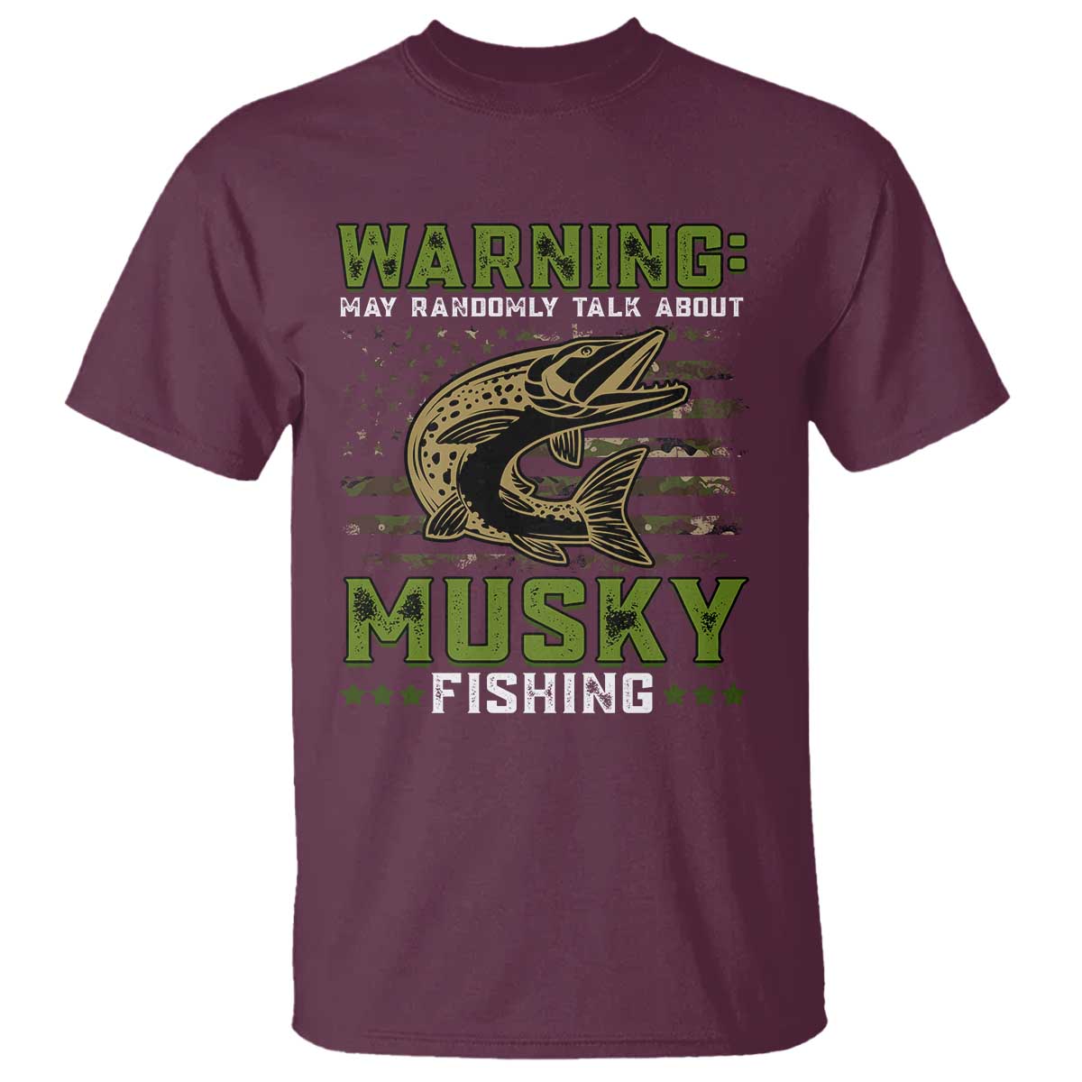 warning-may-randomly-talk-about-musky-fishing-t-shirt