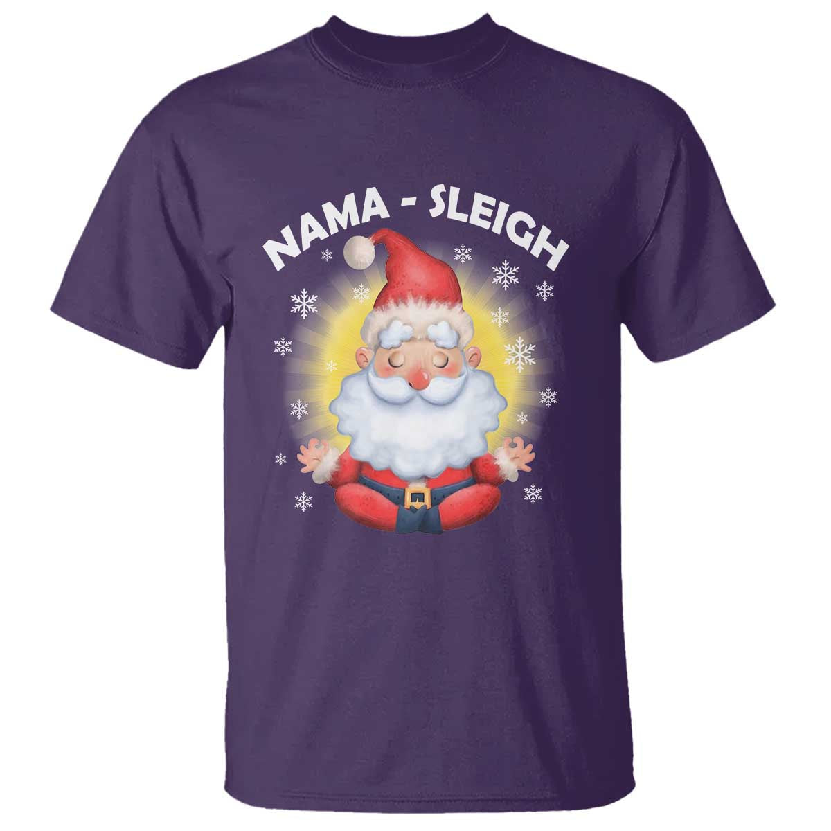 christmas-yoga-t-shirt-nama-sleigh-cute-santa