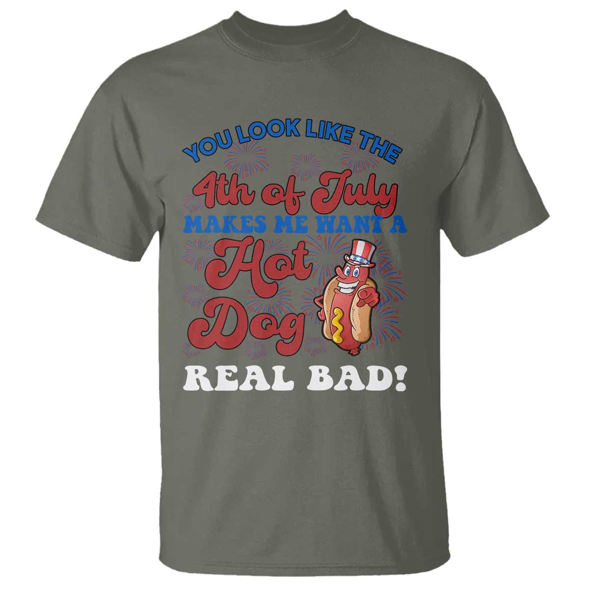 you-look-like-the-4th-of-july-funny-hot-dog-t-shirt