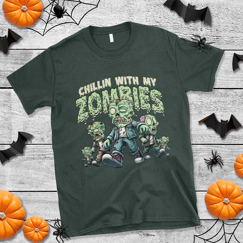 funny-halloween-t-shirt-chillin-with-my-zombies
