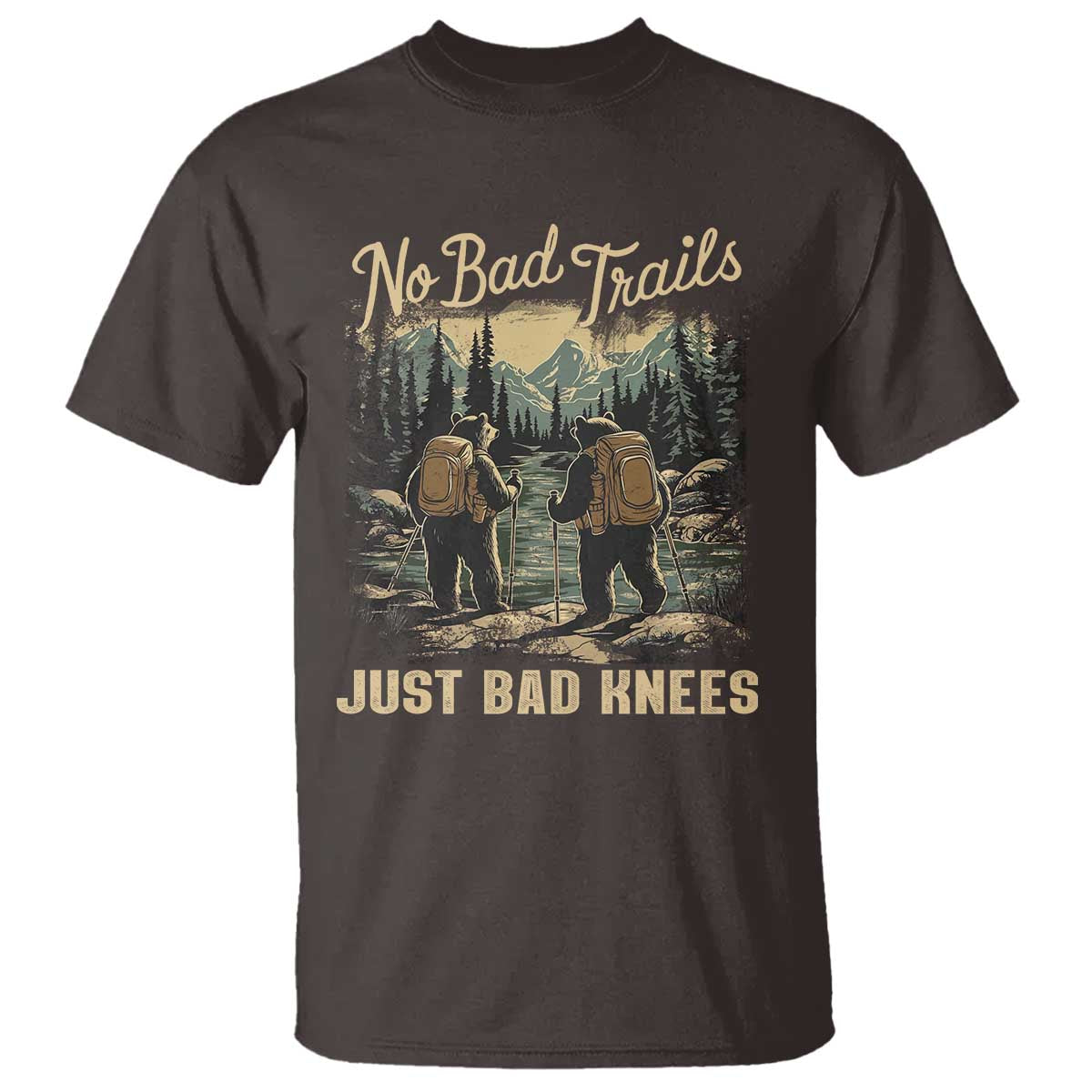 hiking-t-shirt-no-bad-trails-just-bad-knees
