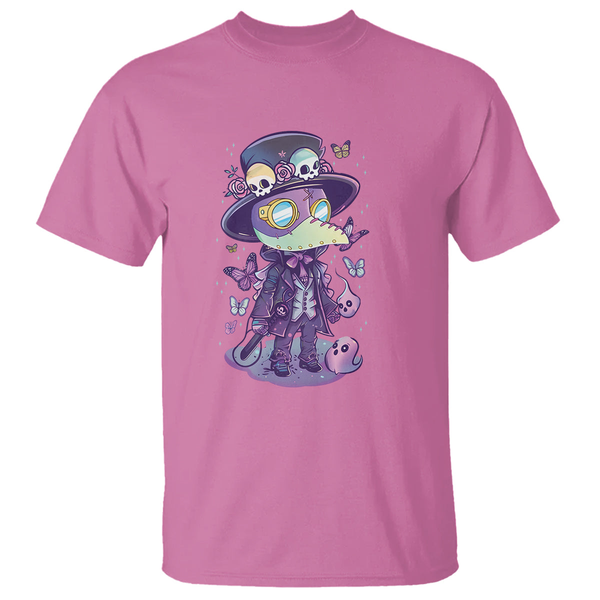 pastel-goth-cute-creepy-plague-doctor-t-shirt