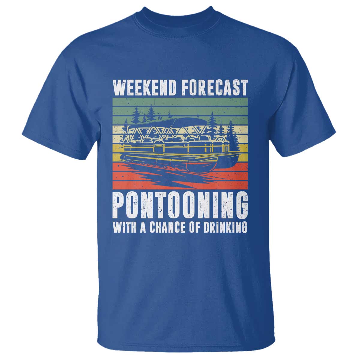 weekend-forecast-pontooning-with-a-chance-of-drinking-t-shirt