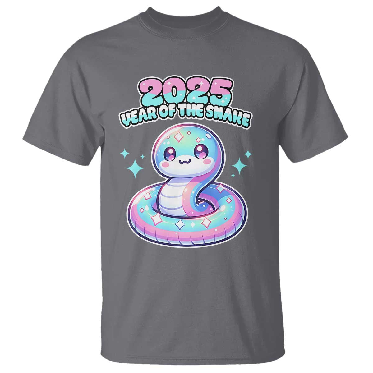 year-of-the-snake-2025-t-shirt-cute-snake-happy-new-year