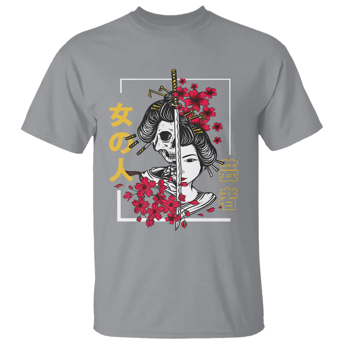japanese-samurai-t-shirt-floral-warrior-geisha-woman-tokyo-anime