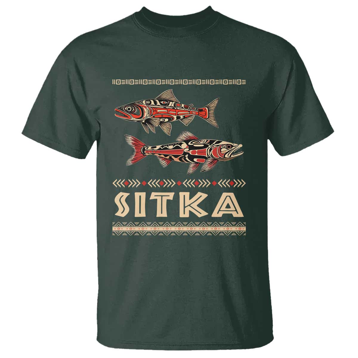 native-american-alaska-t-shirt-sitka-salmon-fishermen-art