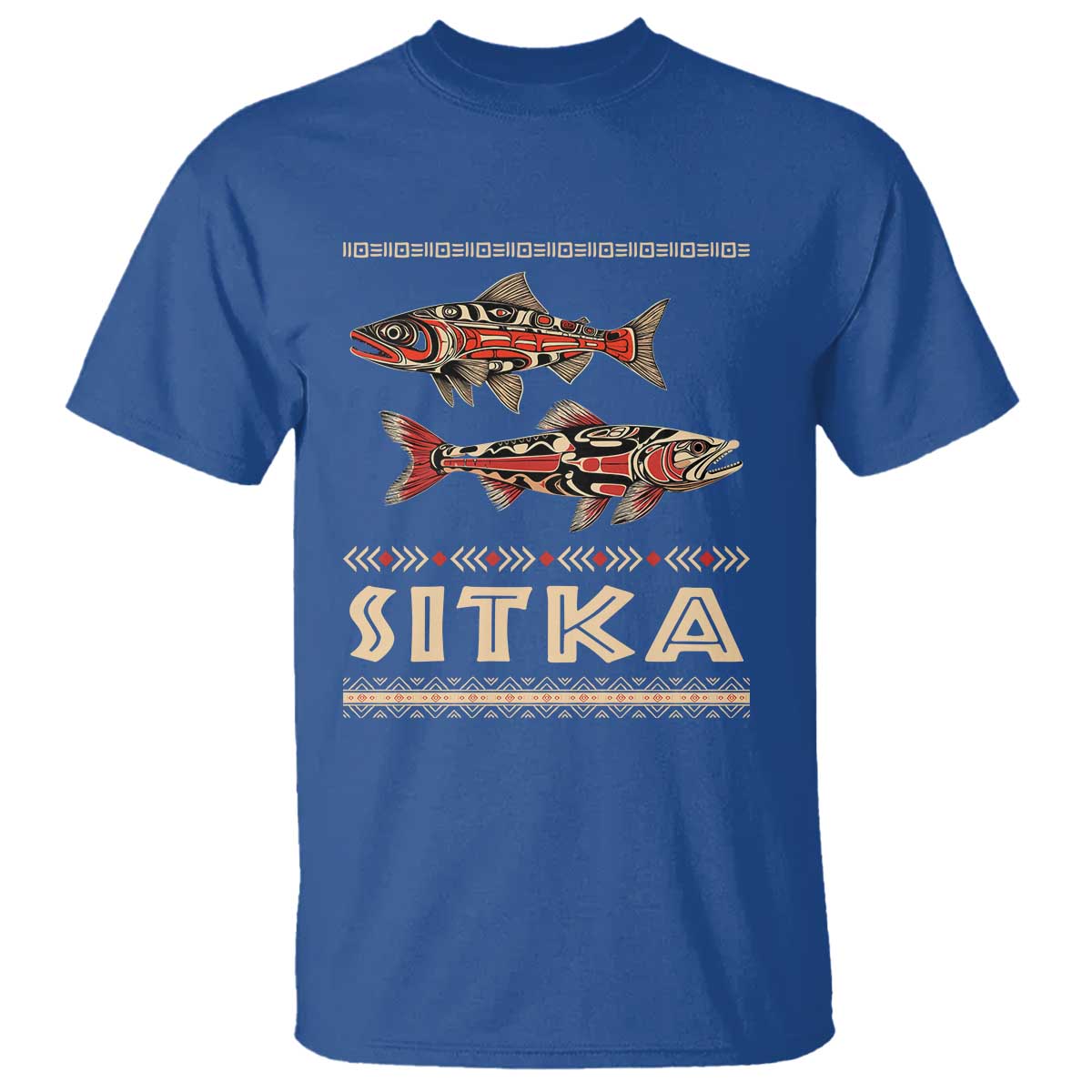 native-american-alaska-t-shirt-sitka-salmon-fishermen-art