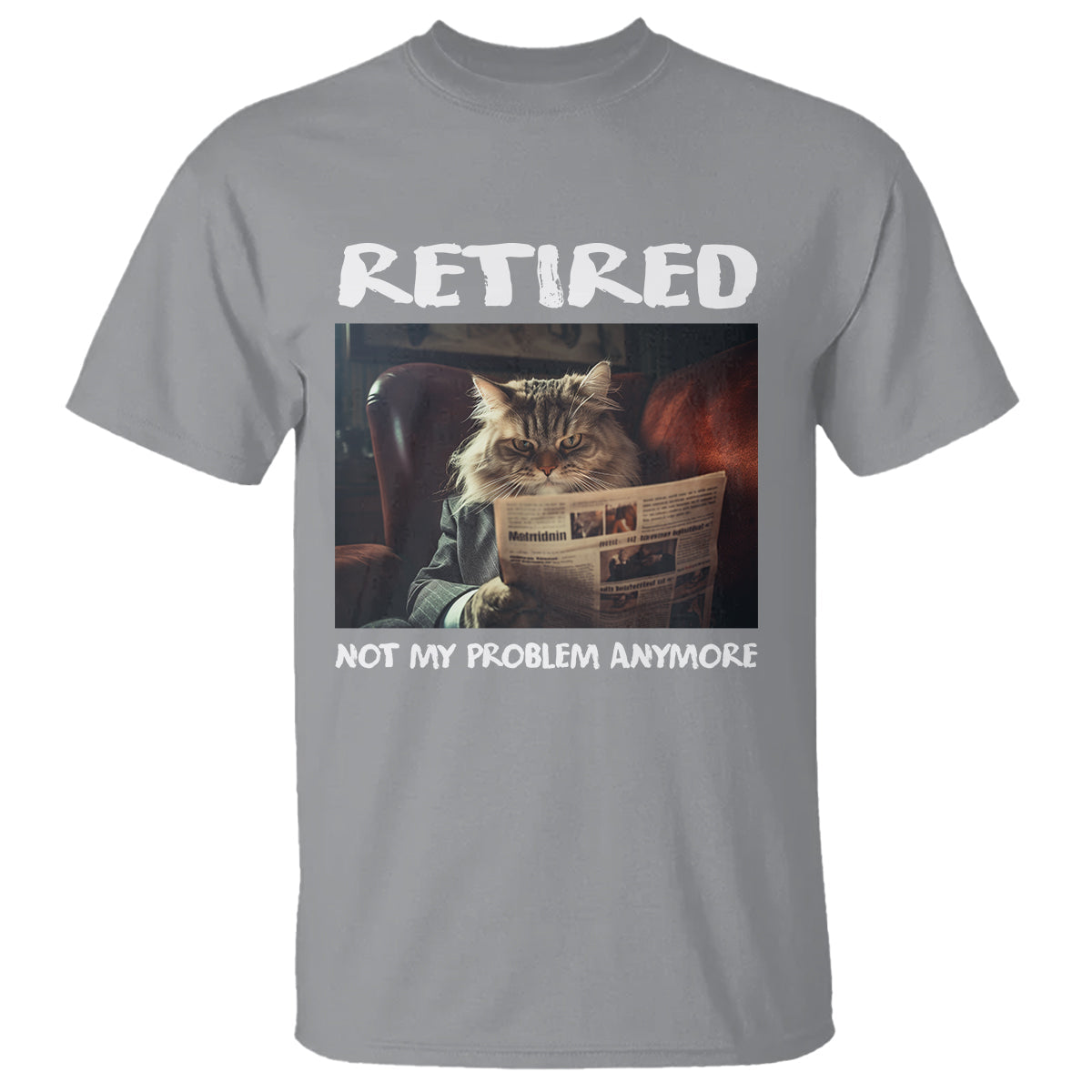 retirement-t-shirt-funny-cat-retired-not-my-problem-anymore