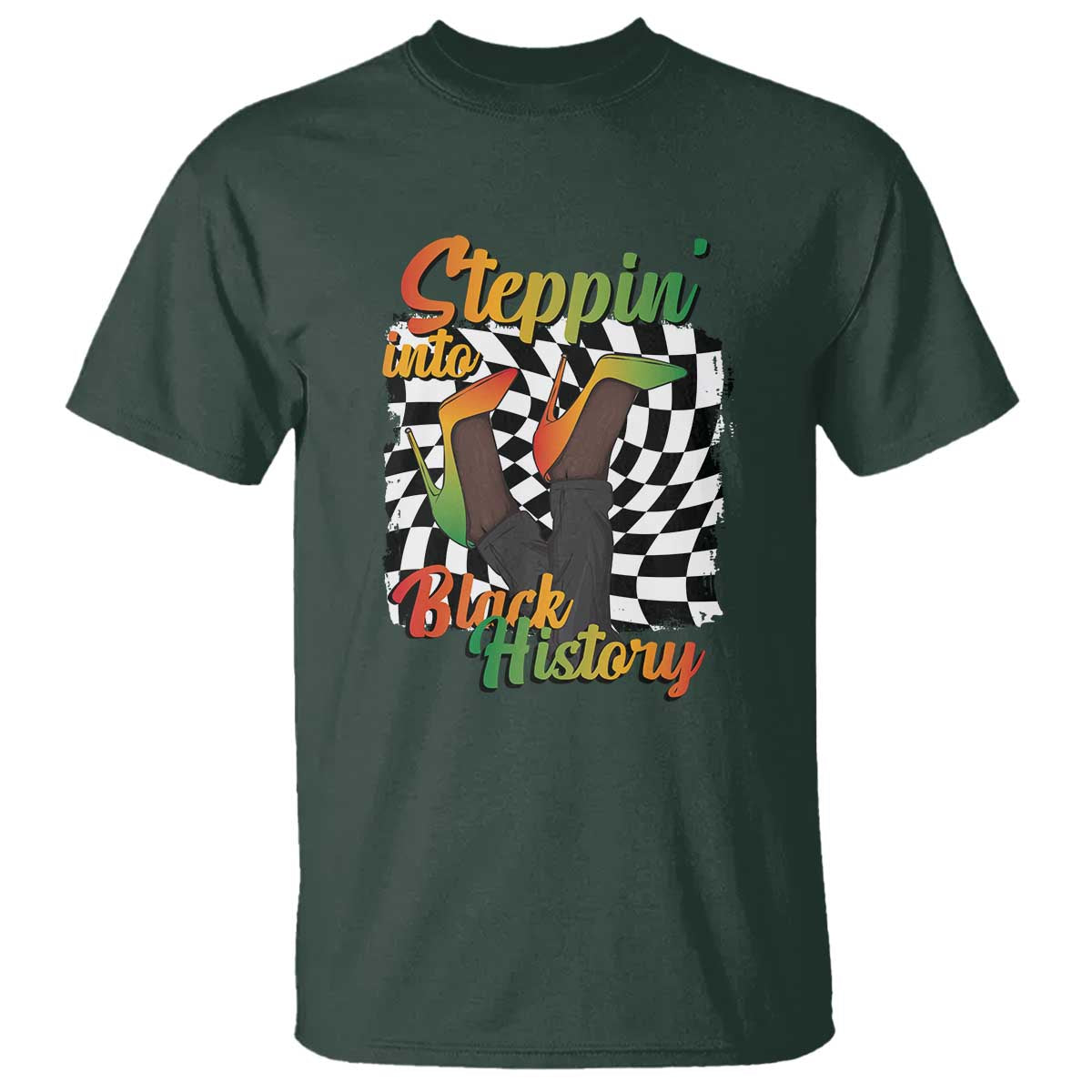 stepping-into-black-history-month-t-shirt-african-american-women-melanin-pride