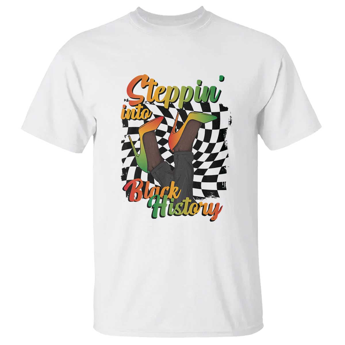 stepping-into-black-history-month-t-shirt-african-american-women-melanin-pride