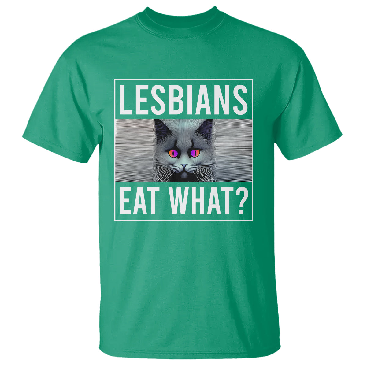 lesbians-eat-what-funny-scared-cat-lgbt-pride-t-shirt-2