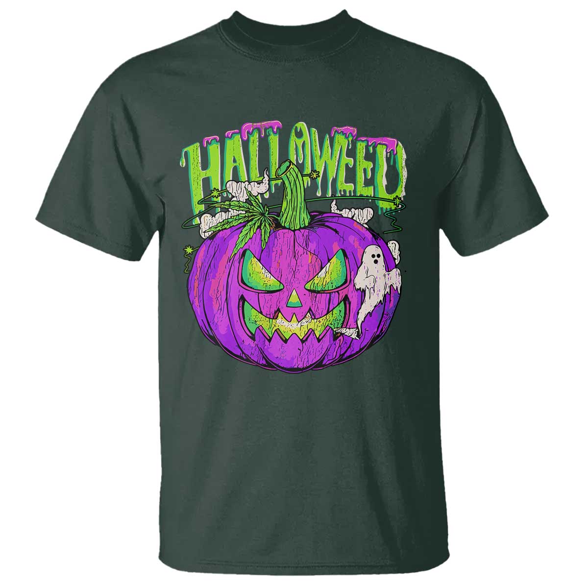 funny-halloween-t-shirt-halloweed-pumpkin-weed-cannabis-smoking