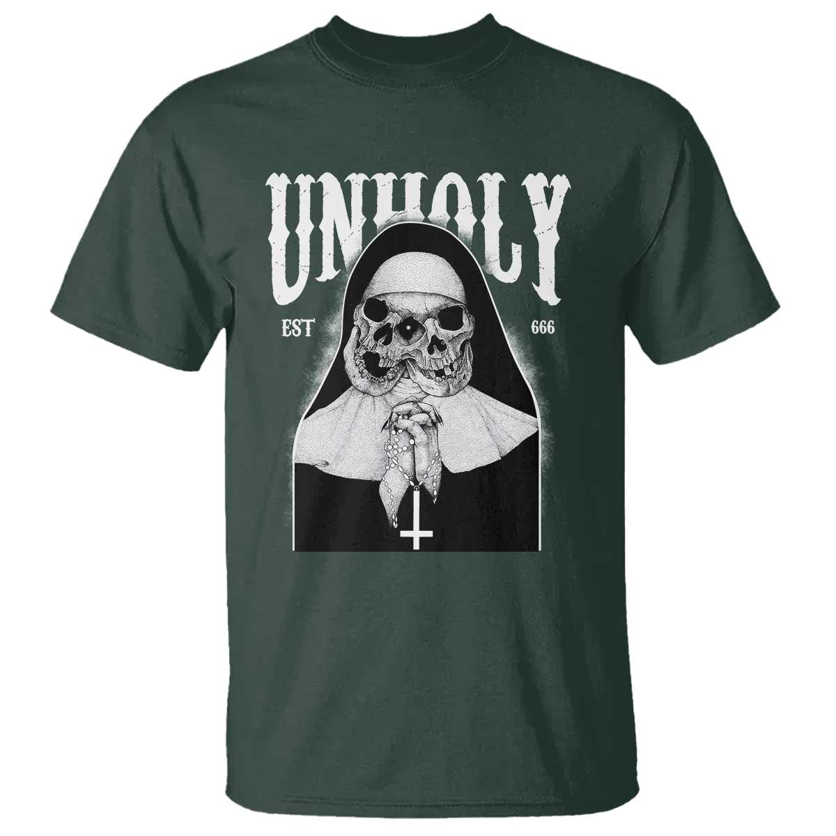 unholy-nun-t-shirt-skeleton-dirty-nun-creepy-halloween