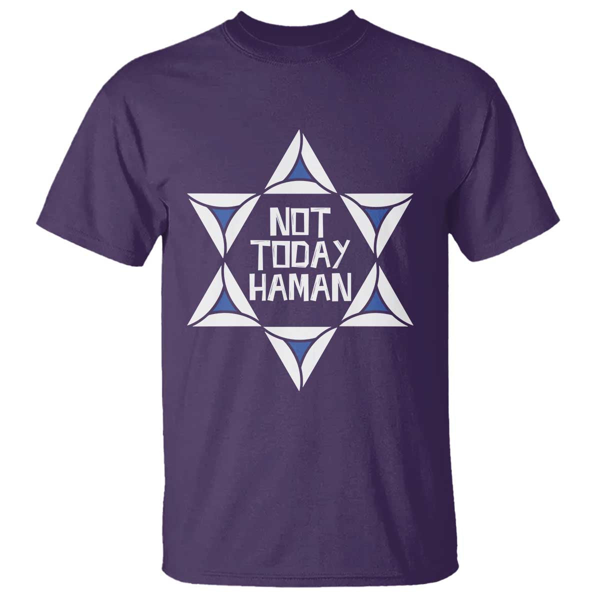 not-today-haman-purim-t-shirt-hamantash-jewish-star-of-david
