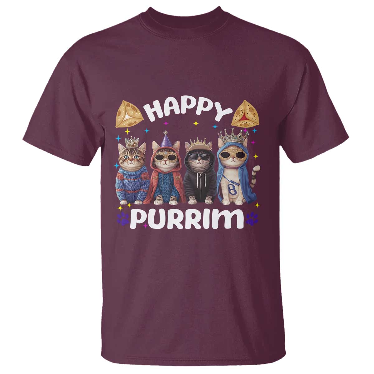 purim-cat-t-shirt-happy-purrim-hamantash-cute-cat-costume