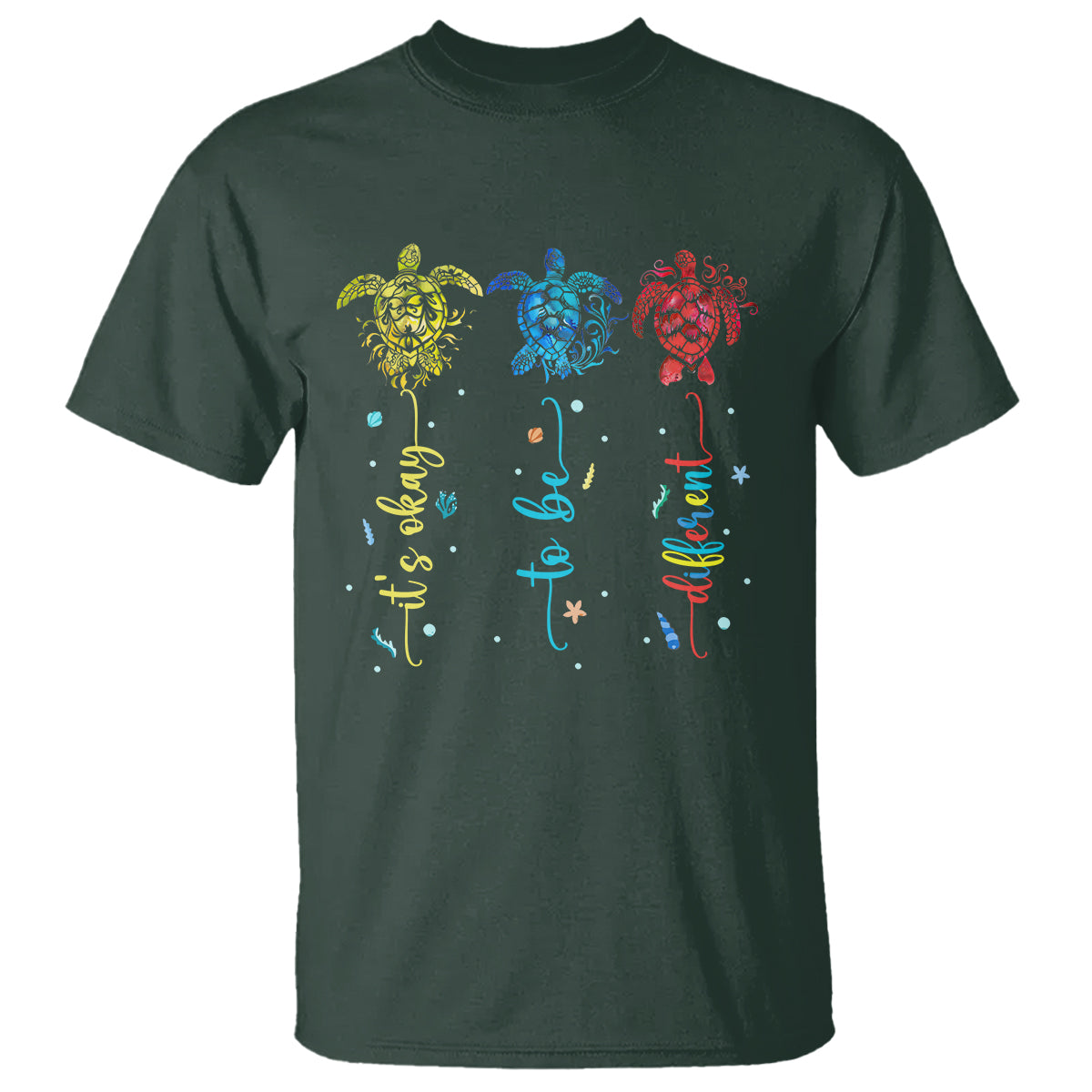 autism-awareness-t-shirt-its-ok-to-be-different-sea-turtle