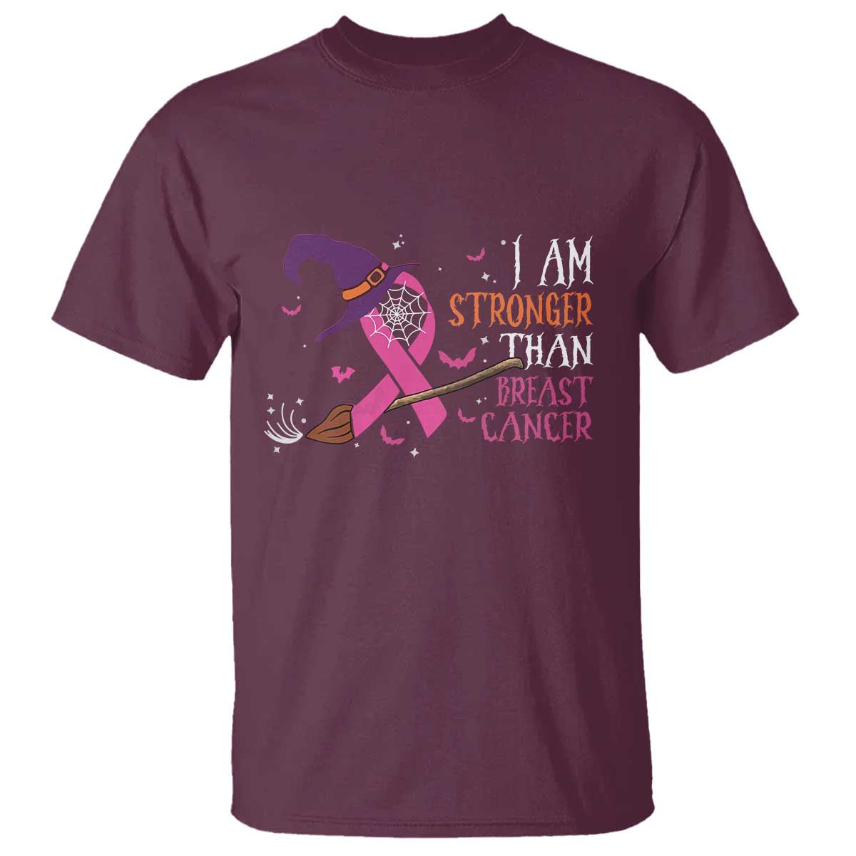 i-am-stronger-than-breast-cancer-halloween-witch-t-shirt