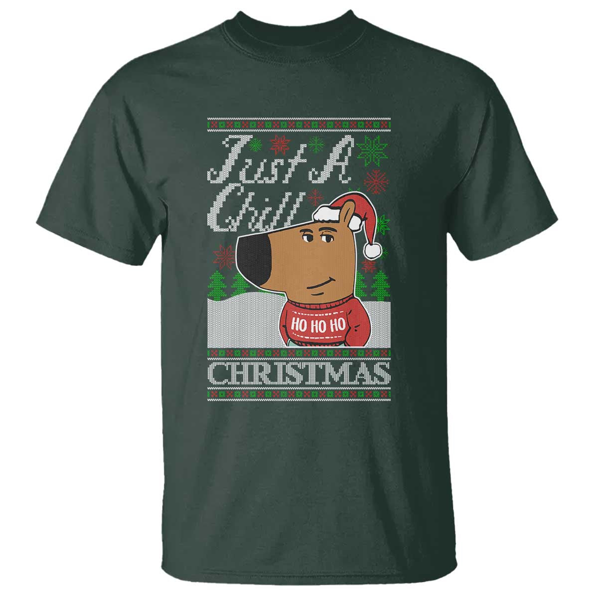 funny-just-a-chill-christmas-viral-meme-t-shirt