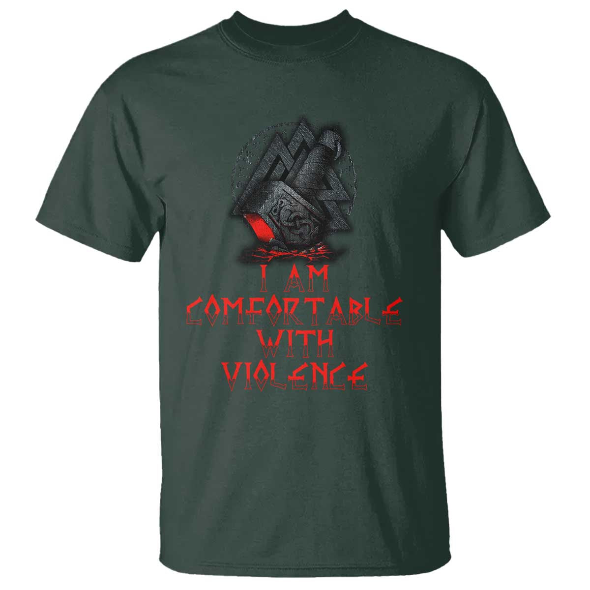 viking-t-shirt-i-am-comfortable-with-violence