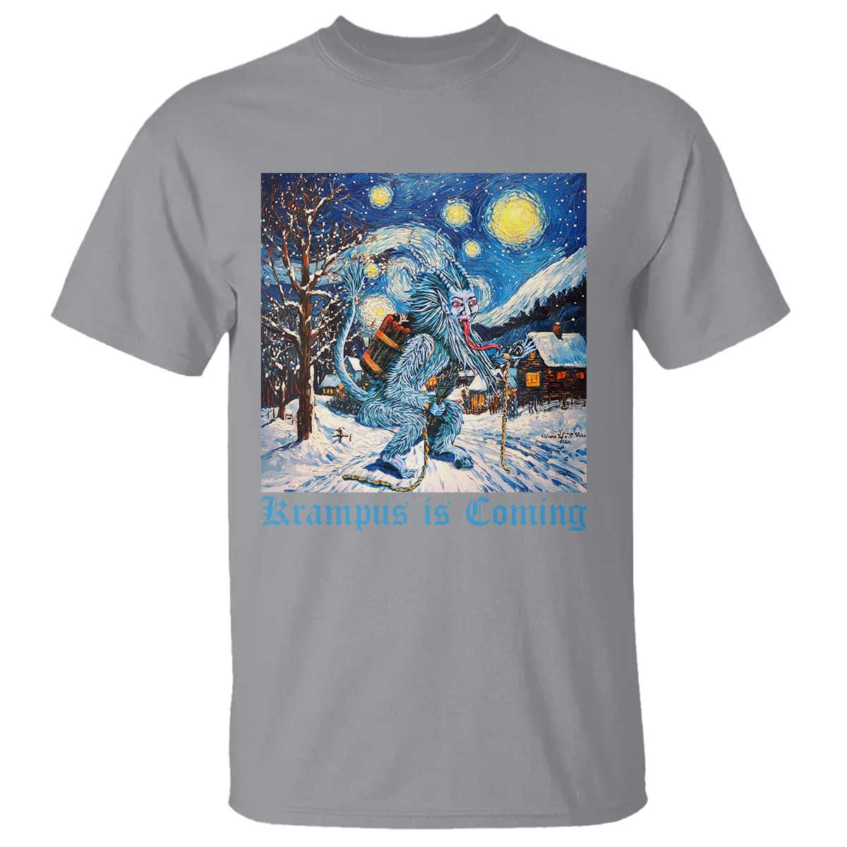 krampus-is-coming-t-shirt-spooky-christmas-starry-night