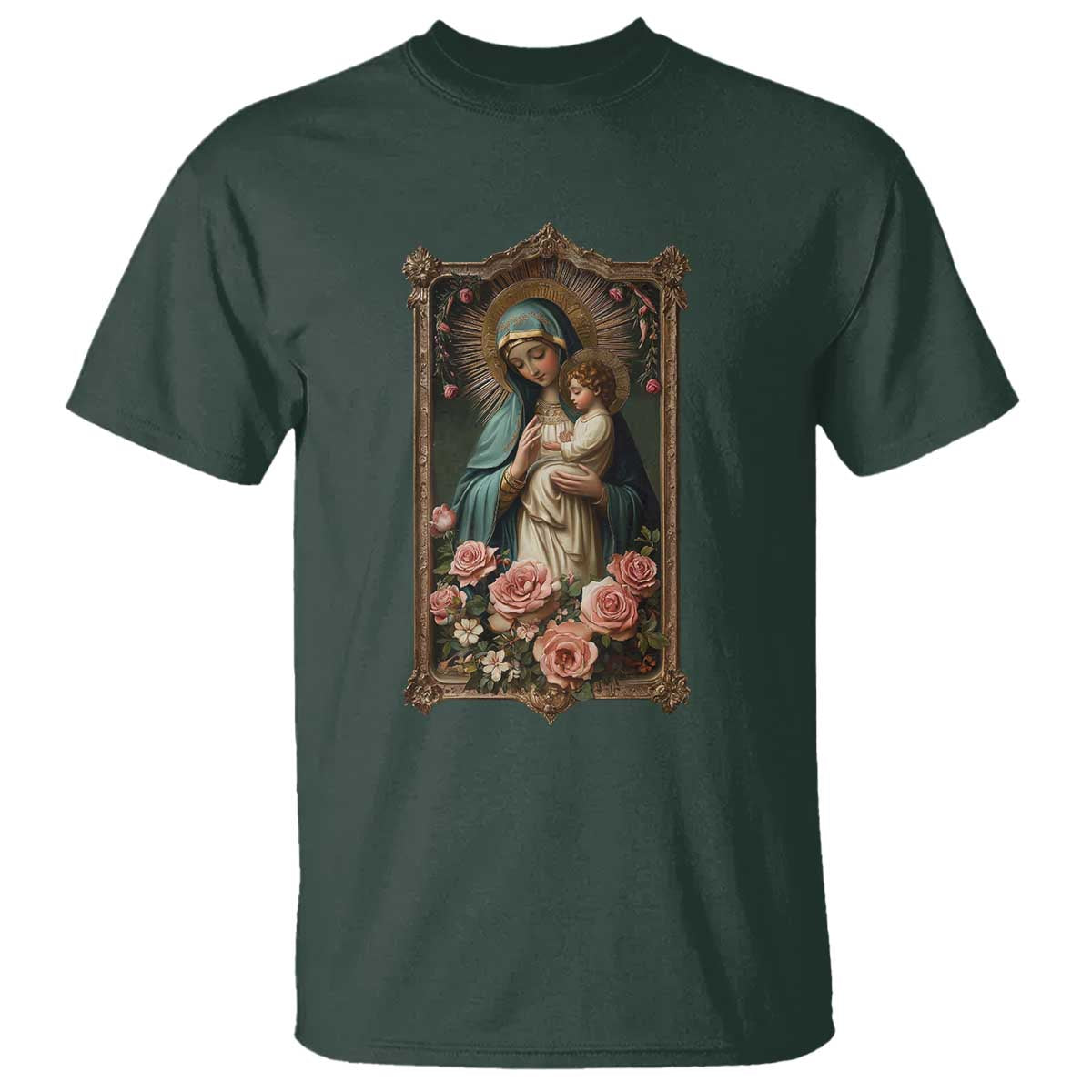 marian-catholic-ave-maria-t-shirt-blessed-mother-mary-hail-vintage-aesthetic
