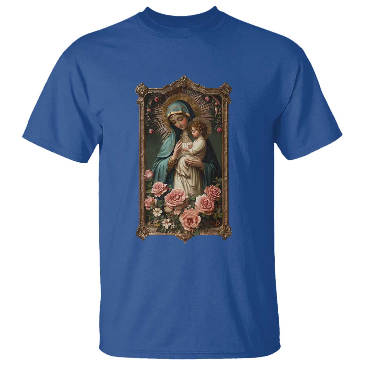 marian-catholic-ave-maria-t-shirt-blessed-mother-mary-hail-vintage-aesthetic