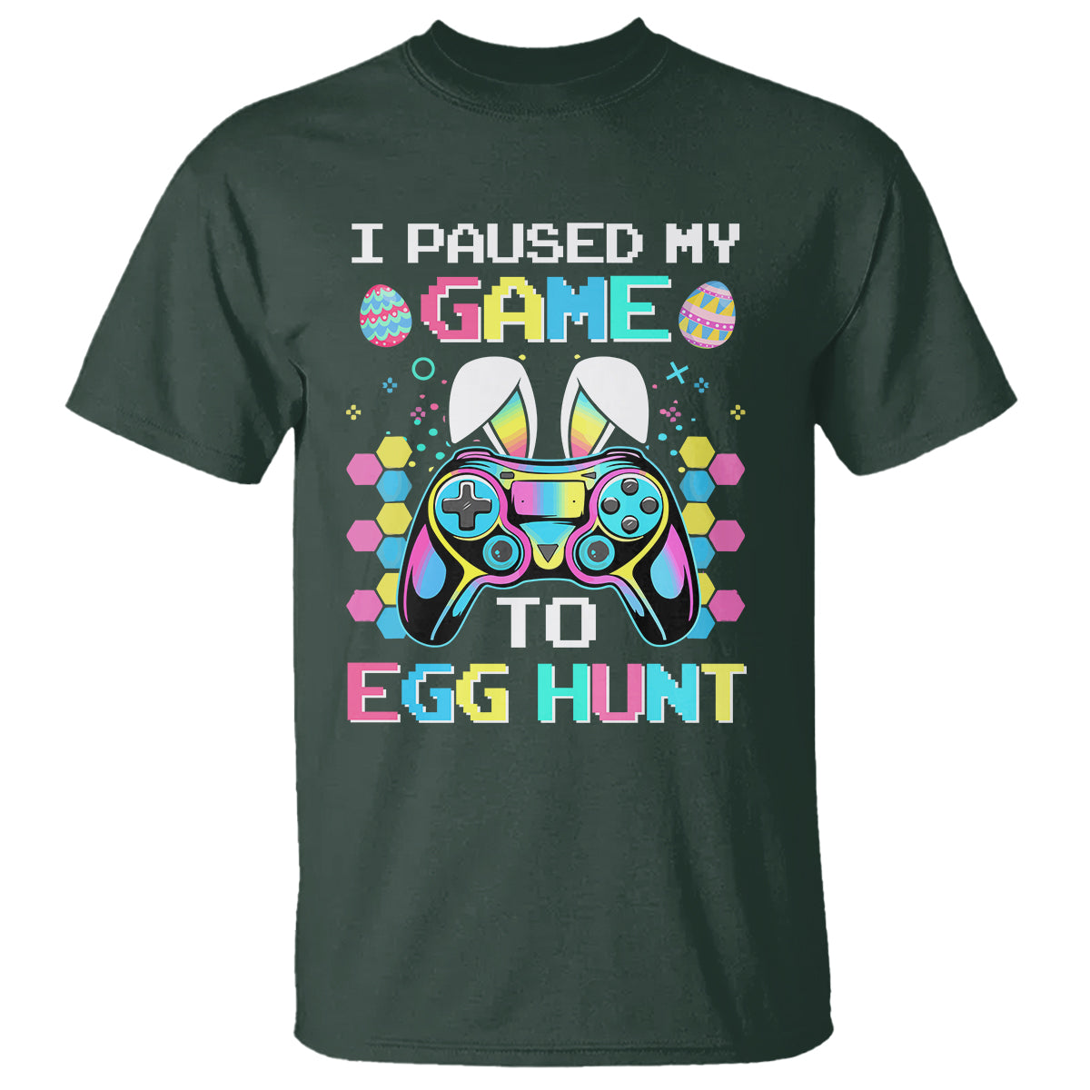 easter-day-t-shirt-i-paused-my-game-to-egg-hunt-funny-gamer