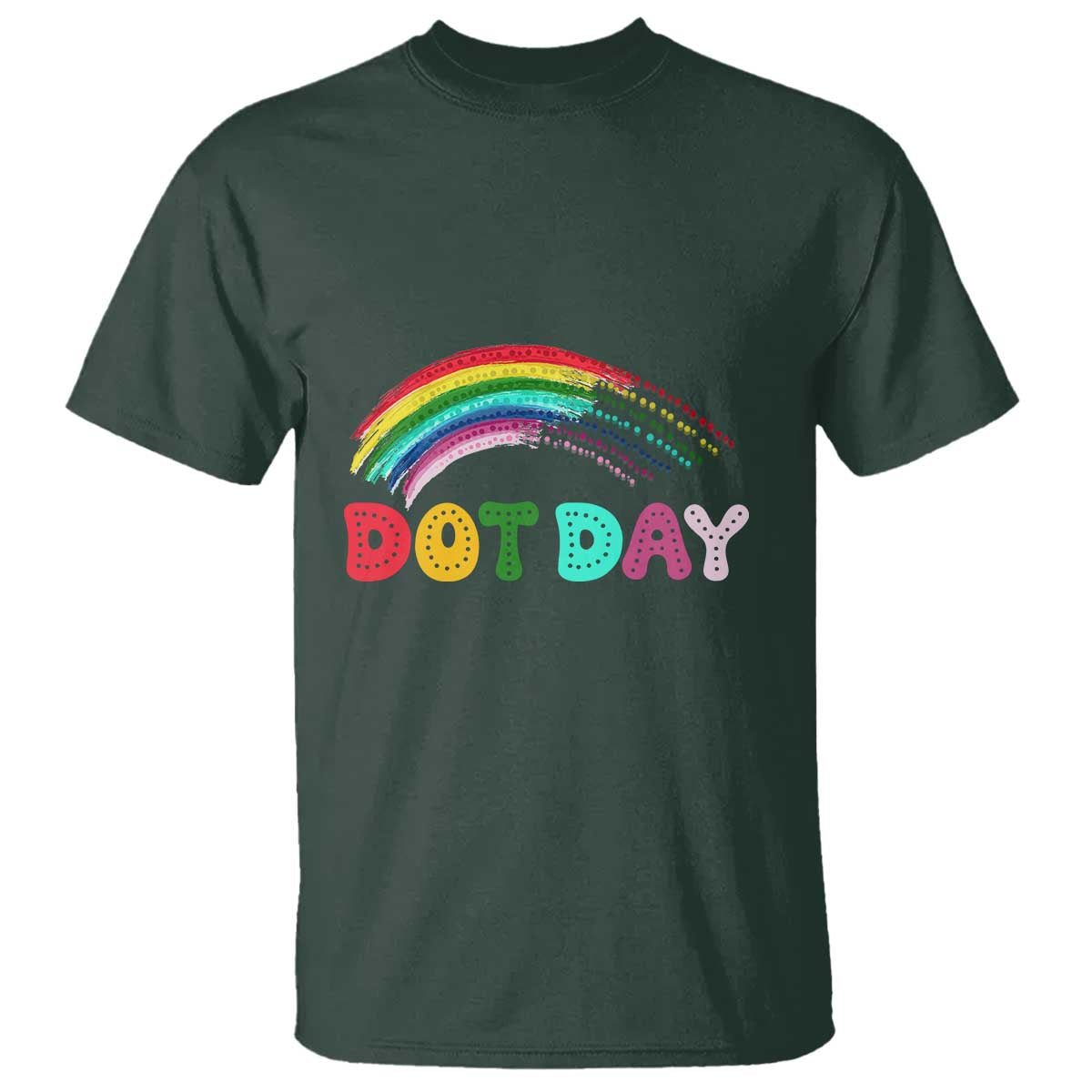 rainbow-happy-dot-day-t-shirt