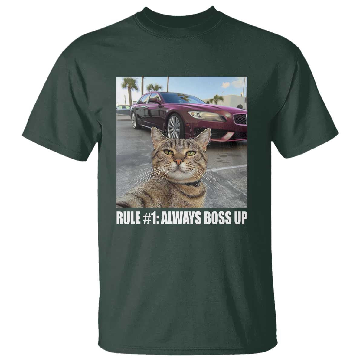 funny-cat-meme-t-shirt-rule-no1-always-boss-up