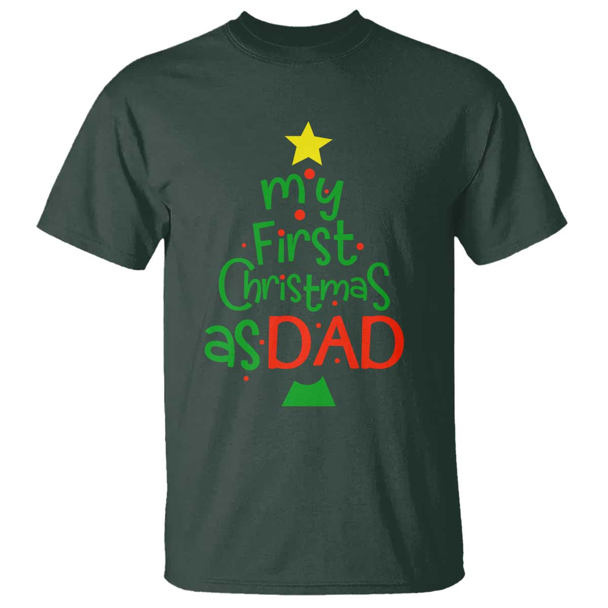 my-first-christmas-as-dad-family-matching-t-shirt