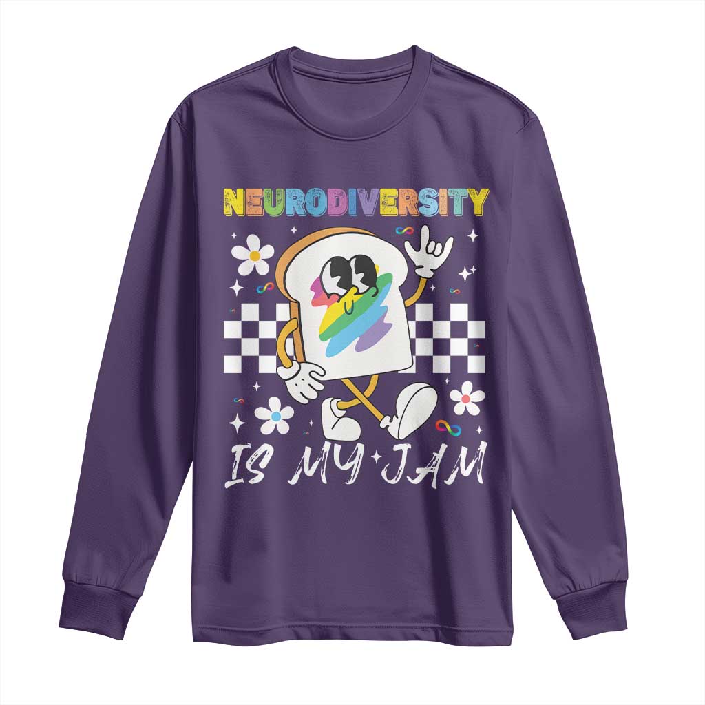 Neurodiversity Is My Jam Inclusion Autism Support Long Sleeve Shirt Special Education Teacher Para Gift
