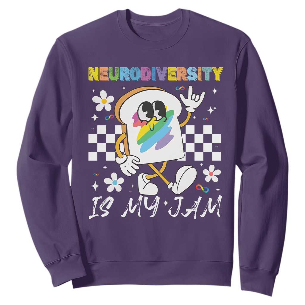 Neurodiversity Is My Jam Inclusion Autism Support Sweatshirt Special Education Teacher Para Gift
