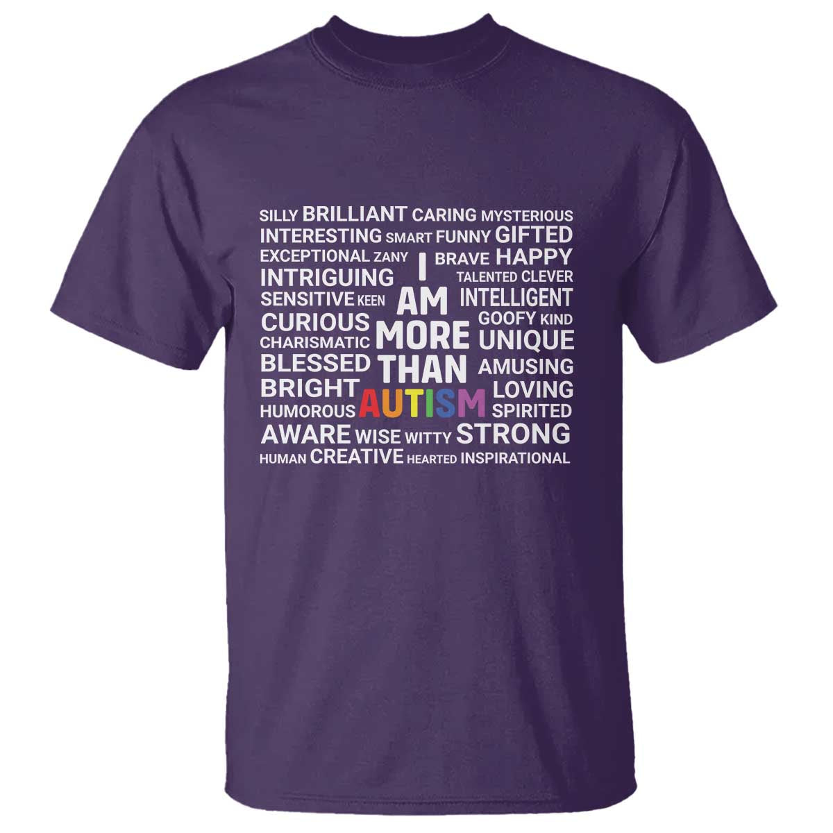 I Am More Than Autism Support T Shirt