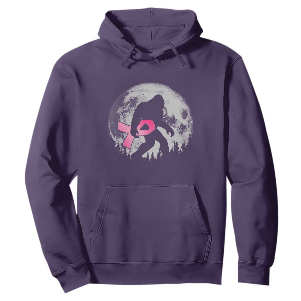 Bigfoot Pink Ribbon Breast Cancer Support Hoodie