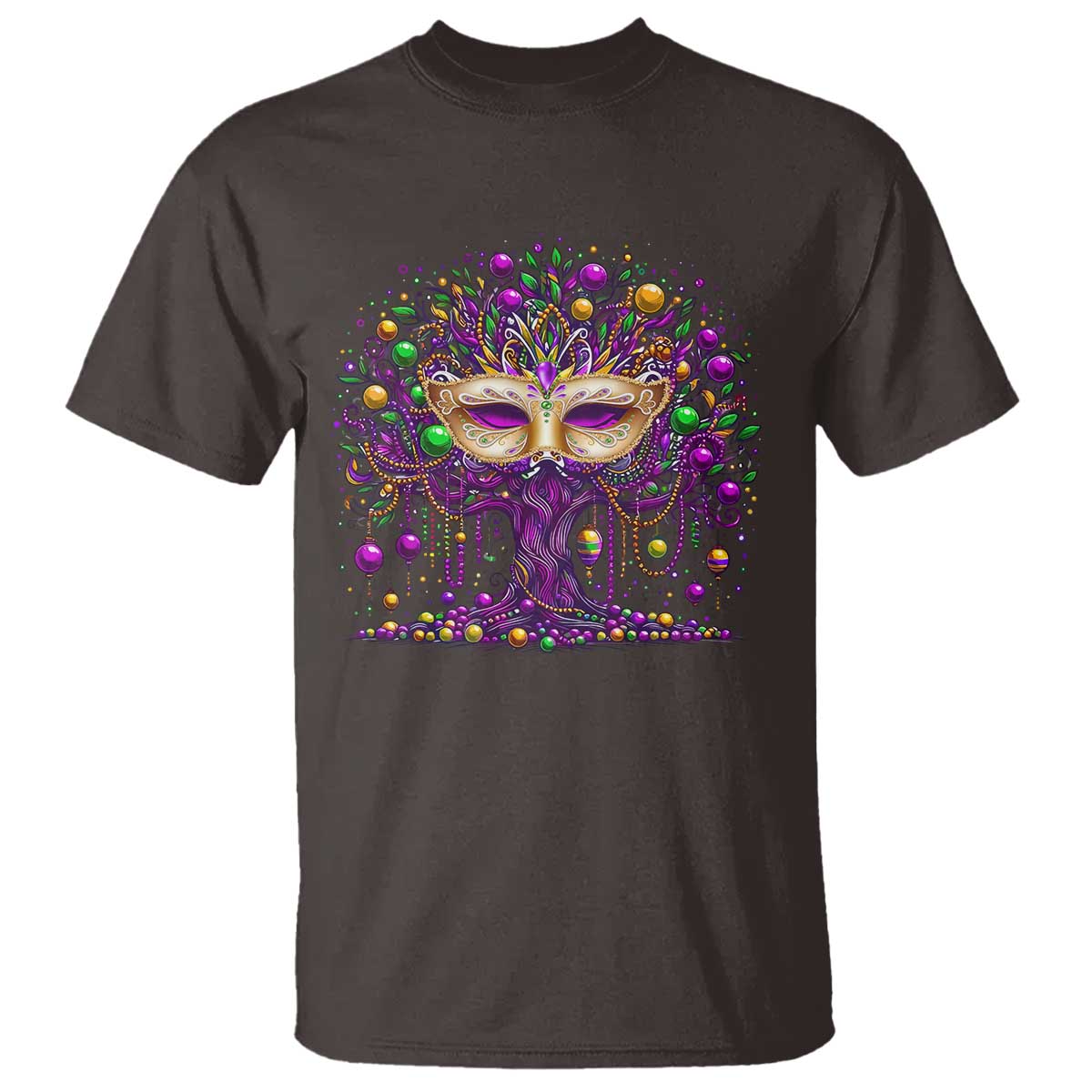 mardi-gras-bead-tree-t-shirt-new-orleans-festival