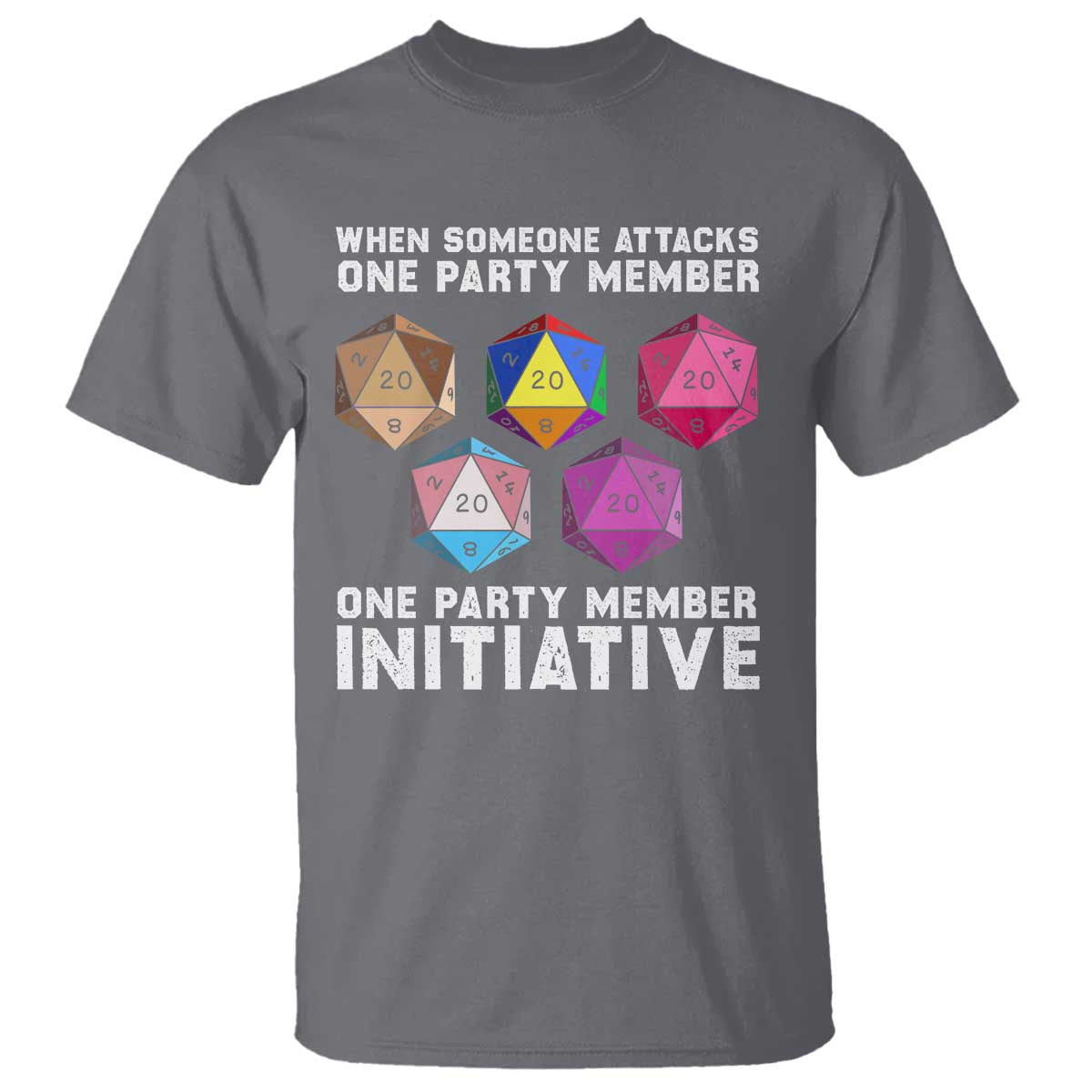 when-someone-attacks-one-party-member-d20-dice-lgbtq-ally-t-shirt