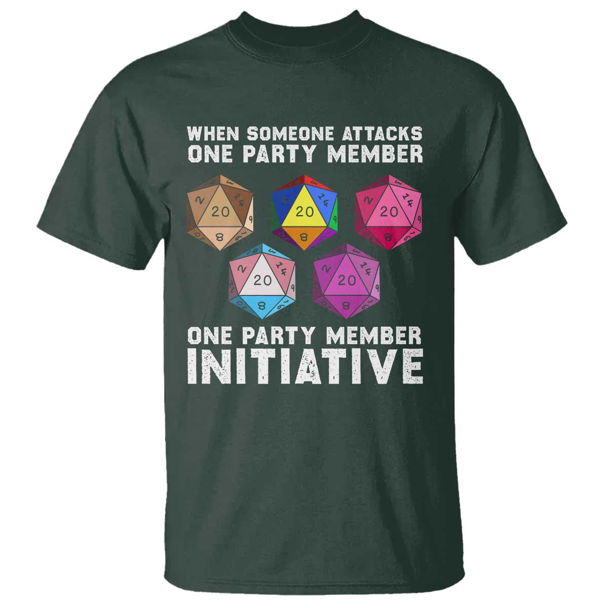 when-someone-attacks-one-party-member-d20-dice-lgbtq-ally-t-shirt