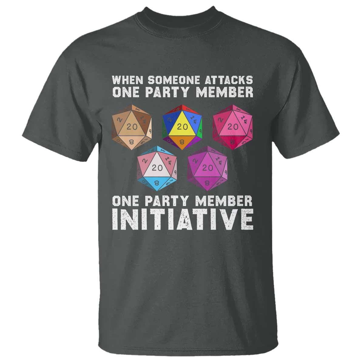 when-someone-attacks-one-party-member-d20-dice-lgbtq-ally-t-shirt