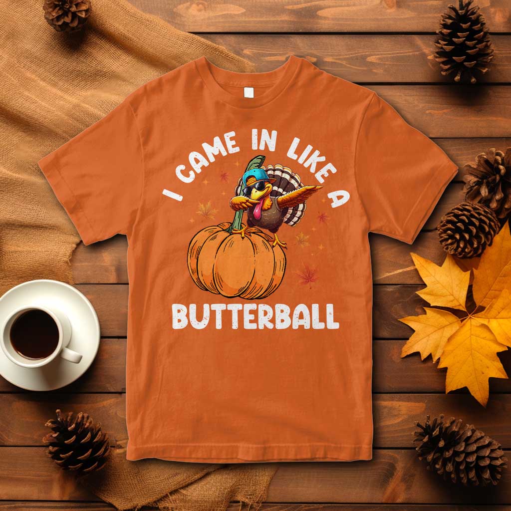 funny-thanksgiving-turkey-t-shirt-came-in-like-a-butterball