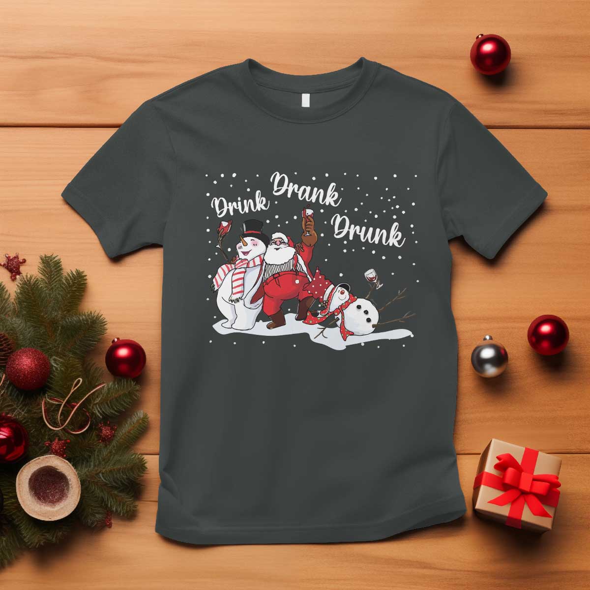 funny-christmas-drinking-t-shirt-xmas-party-drunk-santa-snowman-drinking-wine